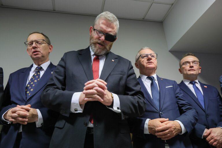 Roman Fritz, Grzegorz Braun, Włodzimierz Skalik, Marek Woch