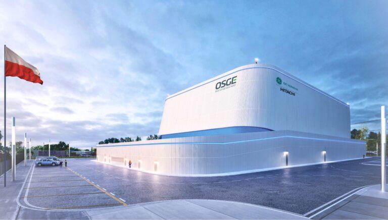 Wizualizacja reaktora SMR zbudowanego przez OSGE i GE Vernova Hitachi Nuclear Energy