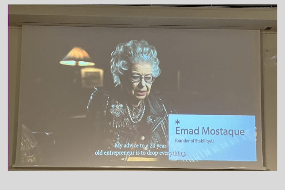 Fot. 4 Kadr z filmu w ramach instalacji „Ki Cafe”. 