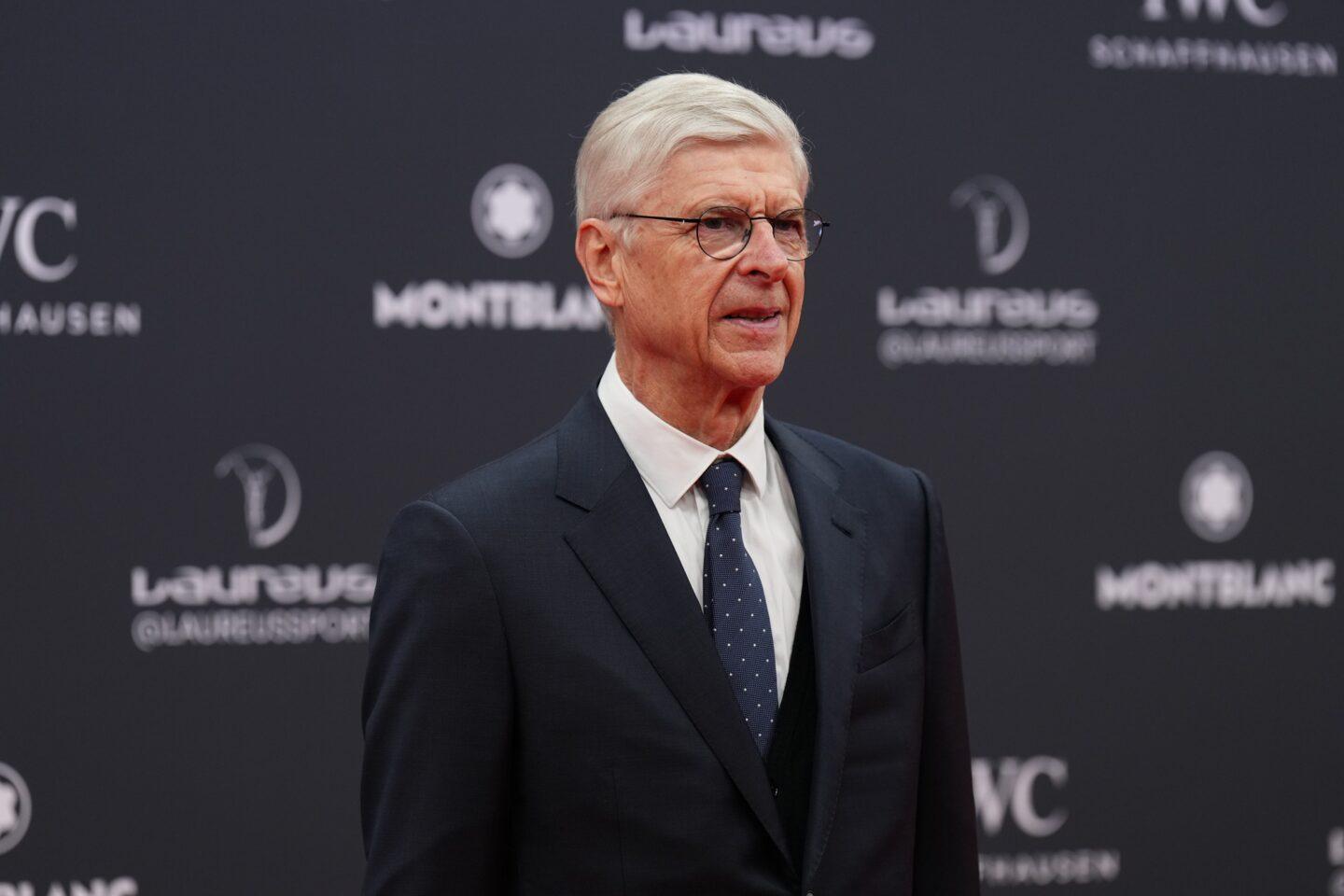 Arsène Wenger na gali Laureus World Sports Awards w Galerii De Cristal, 22 kwietnia 2024 r.