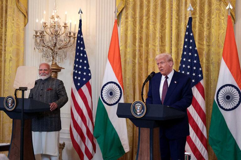 Trump i Modi w 2025 r.