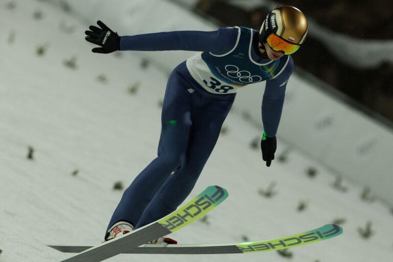 Kacper Tomasiak na skoczni