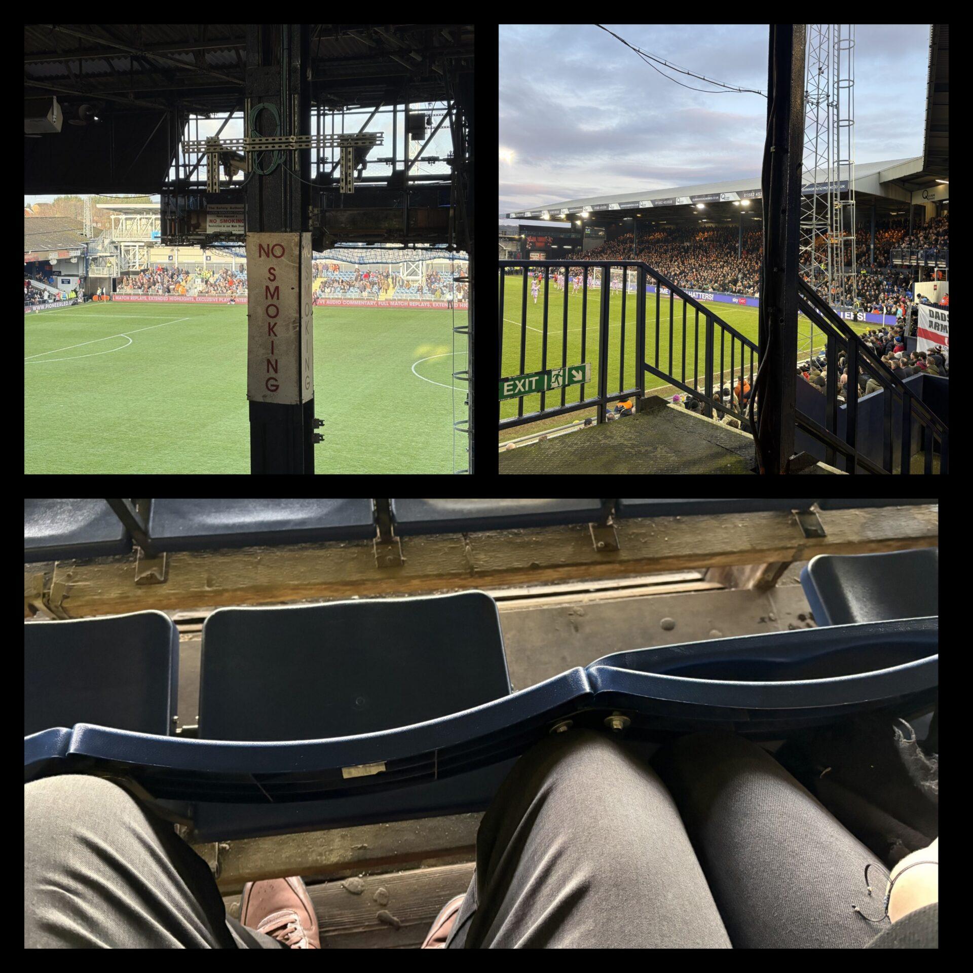 Zdjęcia ze stadionu Kenilworth Road.