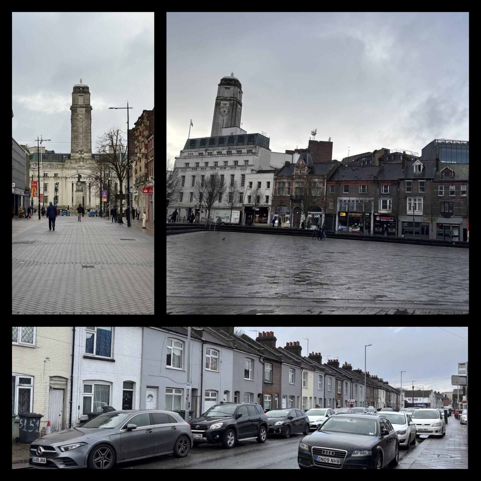 Widoki z miasteczka Luton