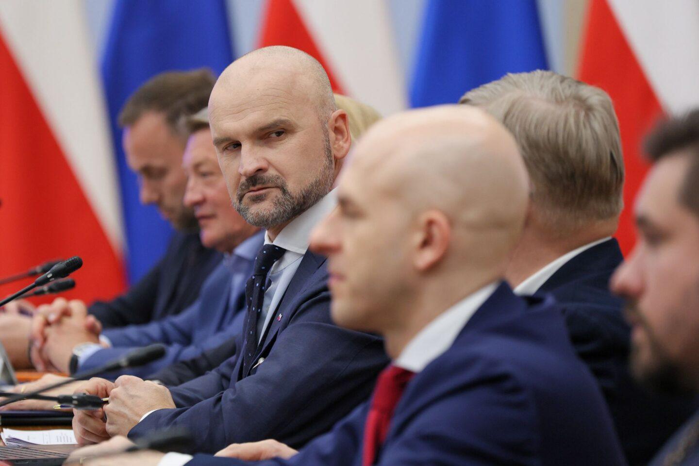 Rafał Brzoska na spotkaniu w KPRM w ramach inicjatywy deregulacji prawa