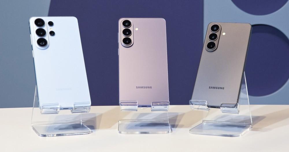 Smartfony serii Samsung Galaxy S26. Od lewej Ultra, S26+ i zwykły S26