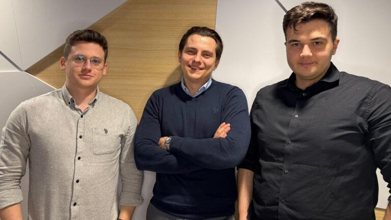 Zespół Uniperks: COO Konrad Celer, CEO Andrzej Gryko, CTO Karol Kocur