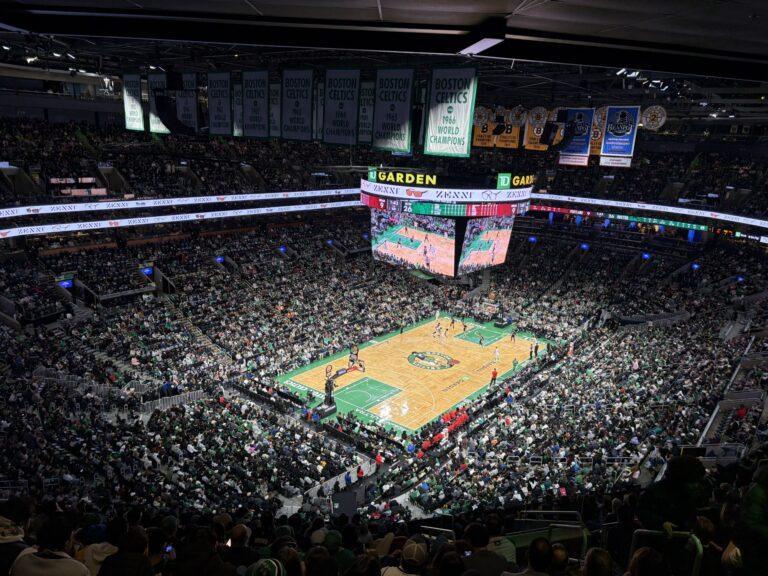 Wnętrze hali TD Garden, na której występują Boston Celtics