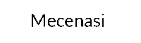napis mecenasi
