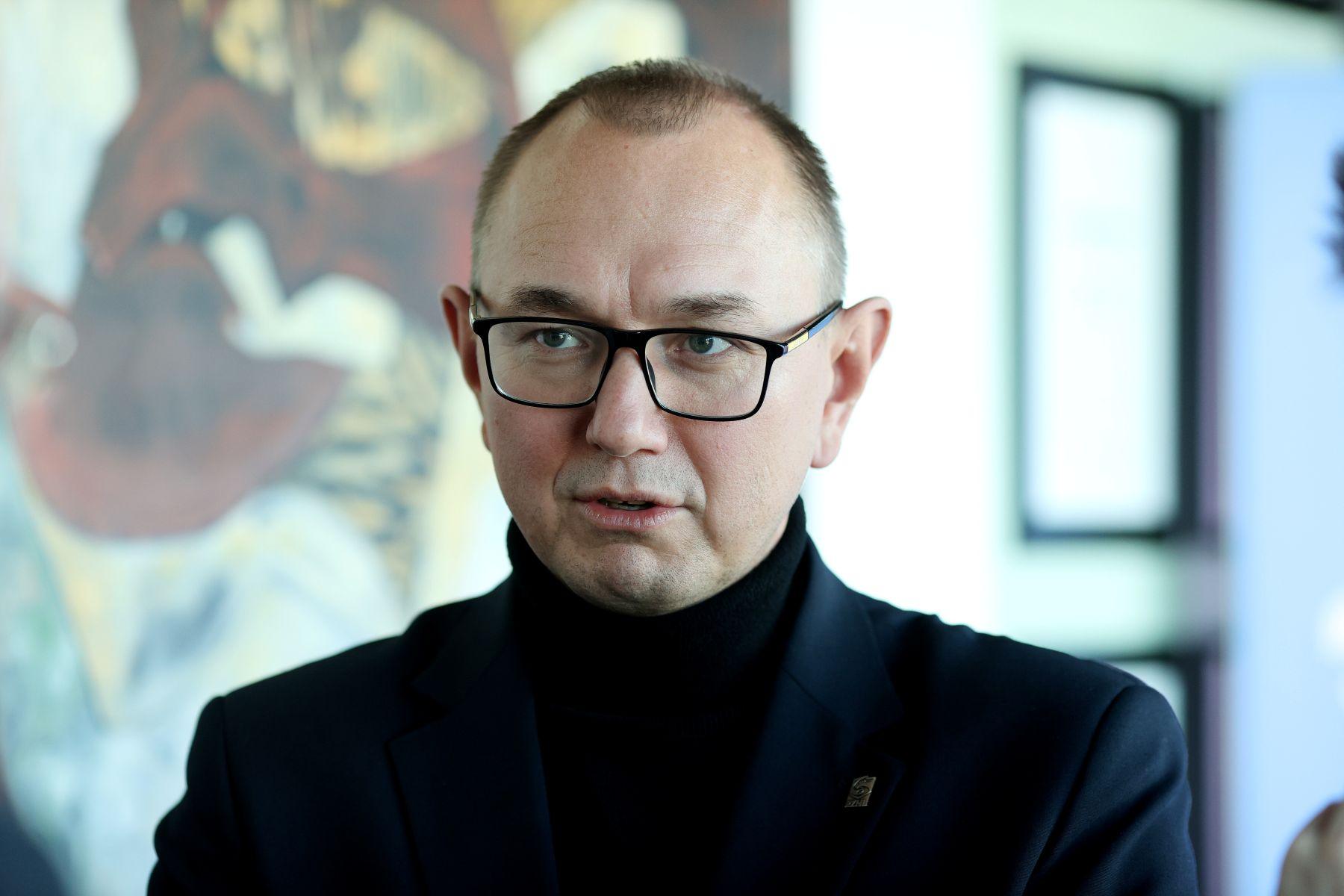 Krzysztof Woźniak, prezes Polskiego Związku Hokeja na Lodzie