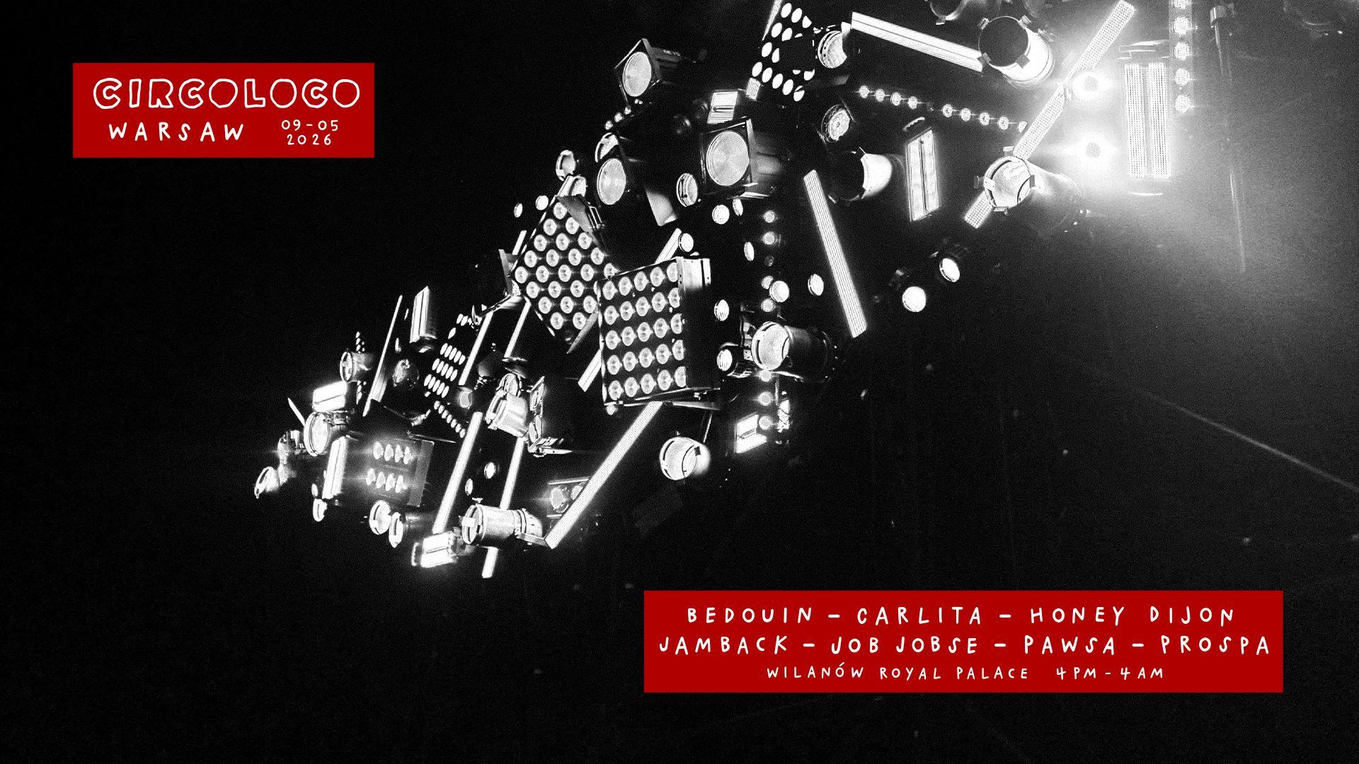 Plakat zapowiadający koncert Circoloco