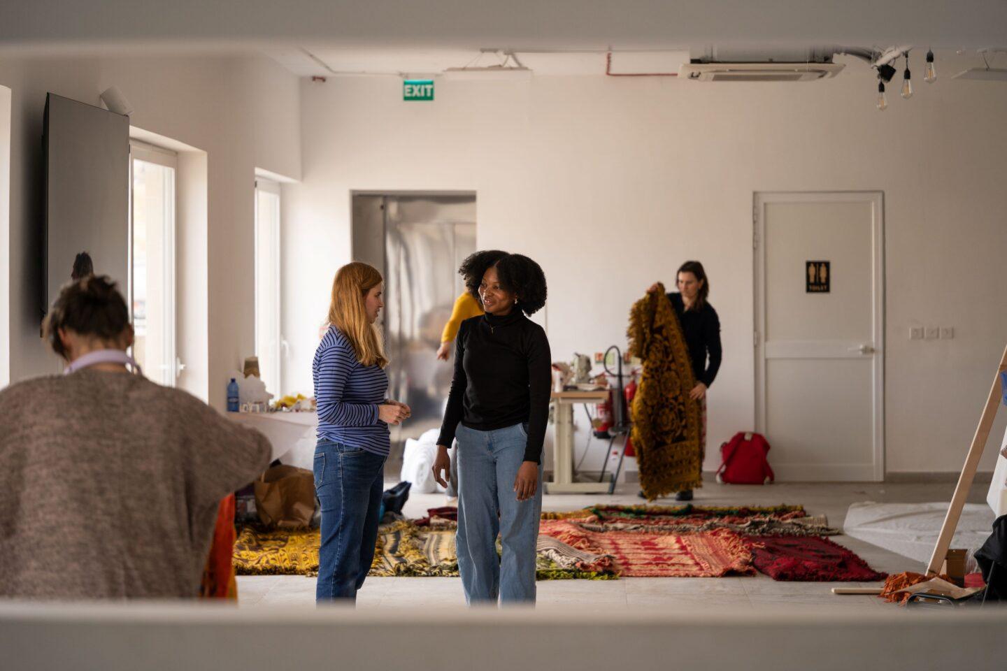 Przygotowania do wystawy