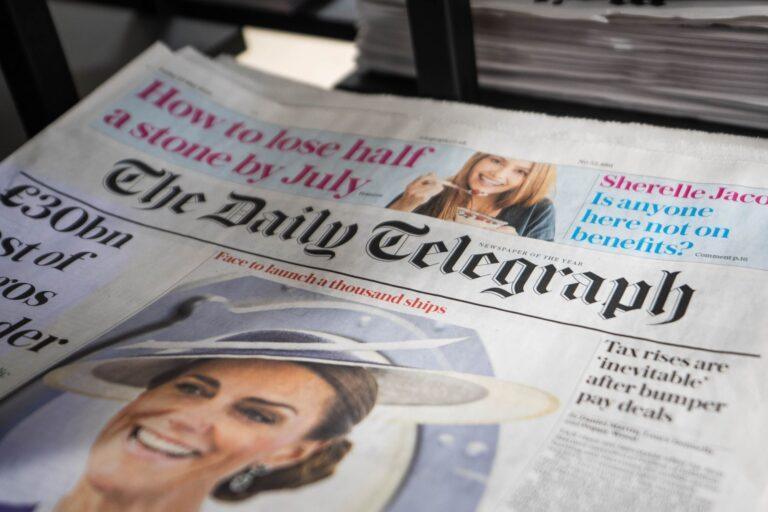 Wydanie dziennika "The Daily Telegraph"