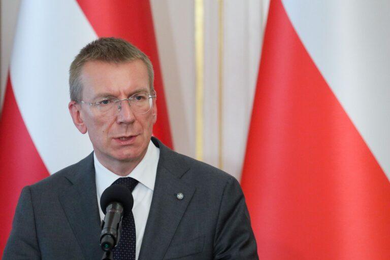 Prezydent Łotwy Edgars Rinkeviczs