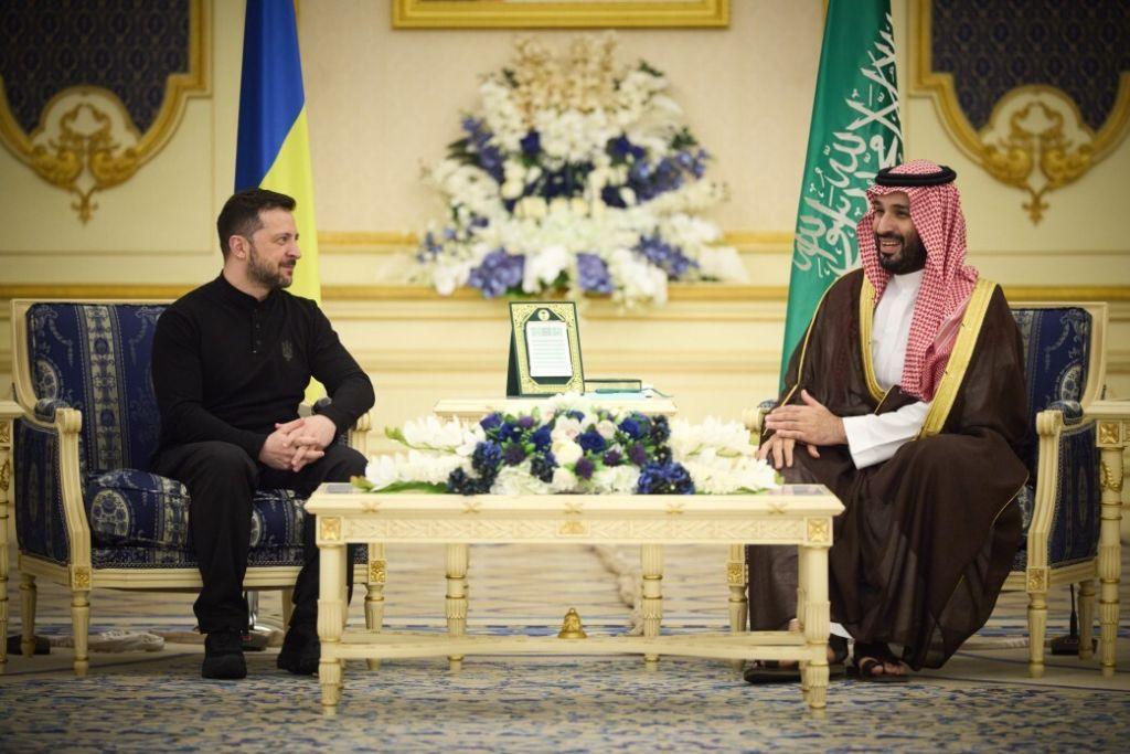 Prezydent Zełenski i książę bin Salman
