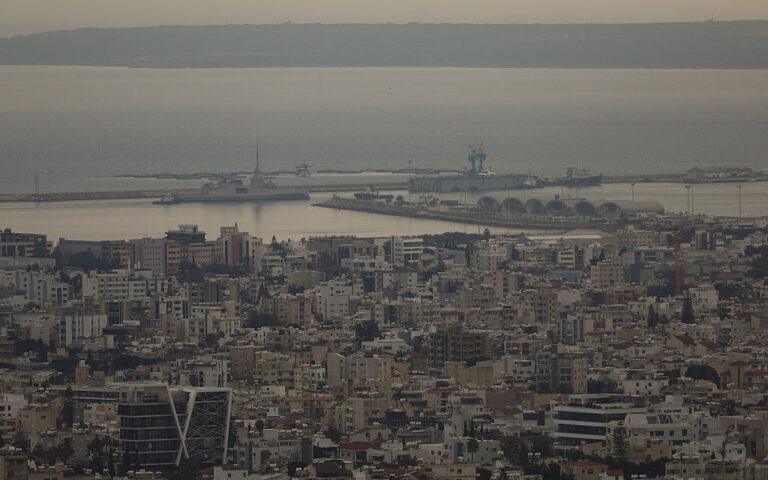 Panorama portu w Limassol