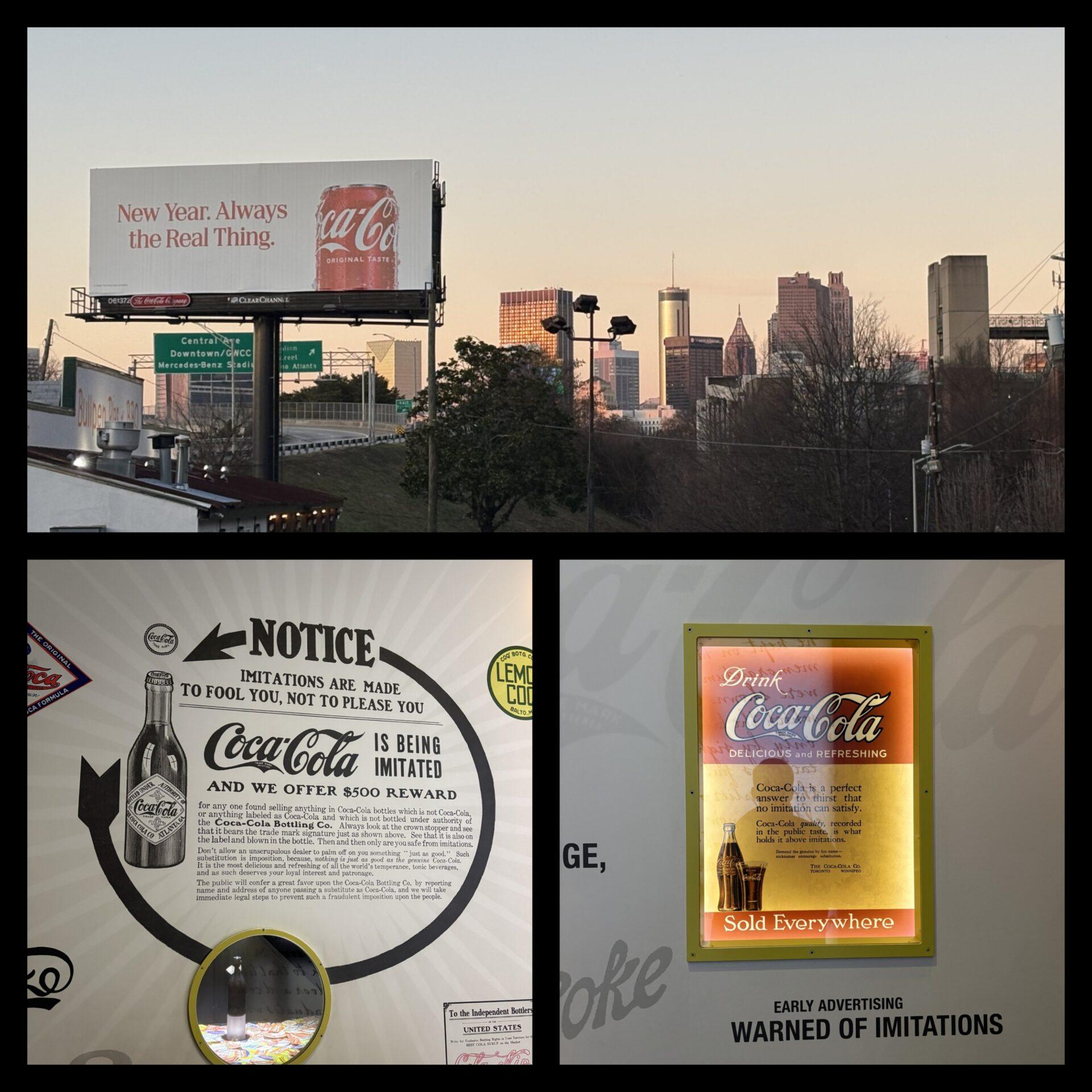 Stare i nowe reklamy Coca-Cola Company