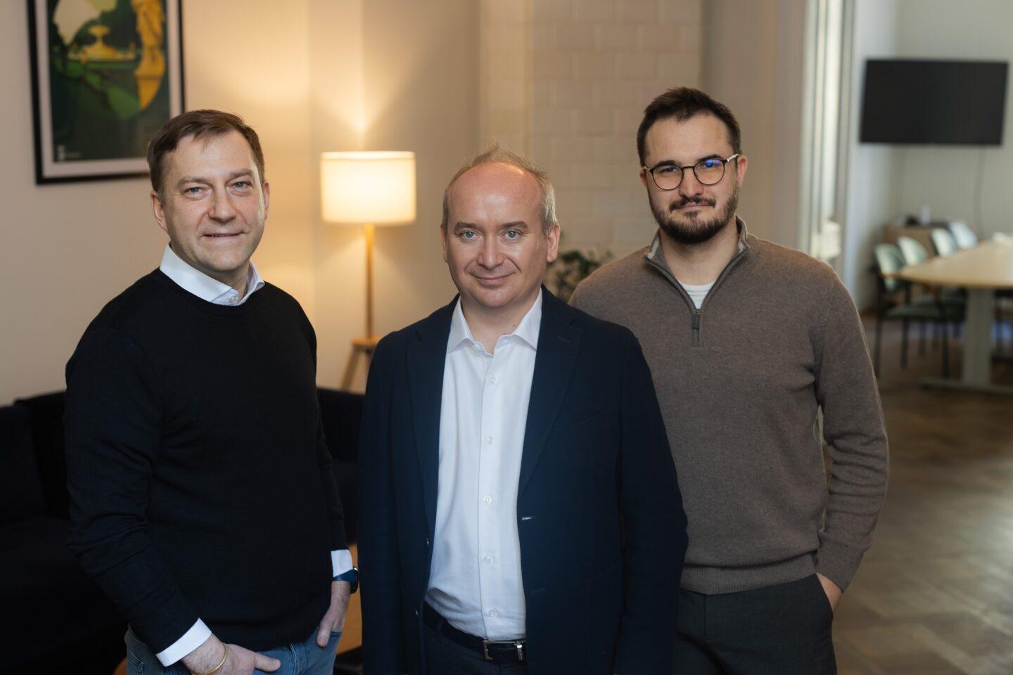 Twórcy funduszu Montis VC: Wojciech Szwankowski, Łukasz Dziekoński i Michał Gawęda (od lewej) chcą poszukać ciekawych startupów w całym regionie. Mają na to ponad 200 mln zł