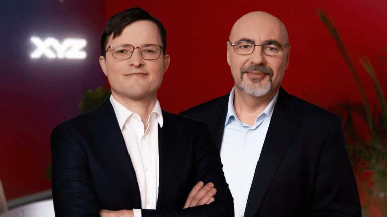 Maciej Byszkiewicz, menedżer w Biurze Maklerskim PKO Banku Polskiego oraz Piotr Szulec, prezes Skarbiec TFI