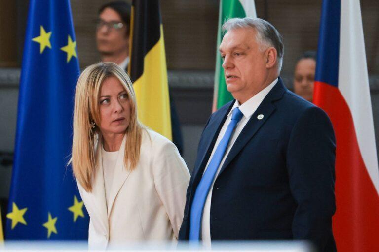Viktor Orban i Giorgia Meloni