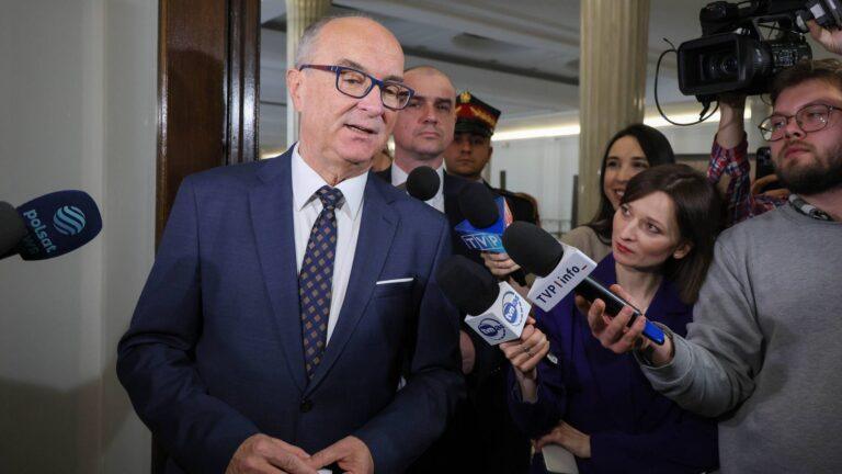 Marszałek Sejmu Włodzimierz Czarzasty w Sejmie w Warszawie