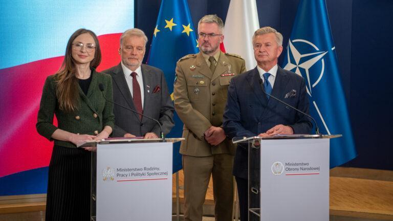 Podpisanie porozumienia między resortami pracy i obrony ws. współpracy z Ochotniczymi Hufcami Pracy