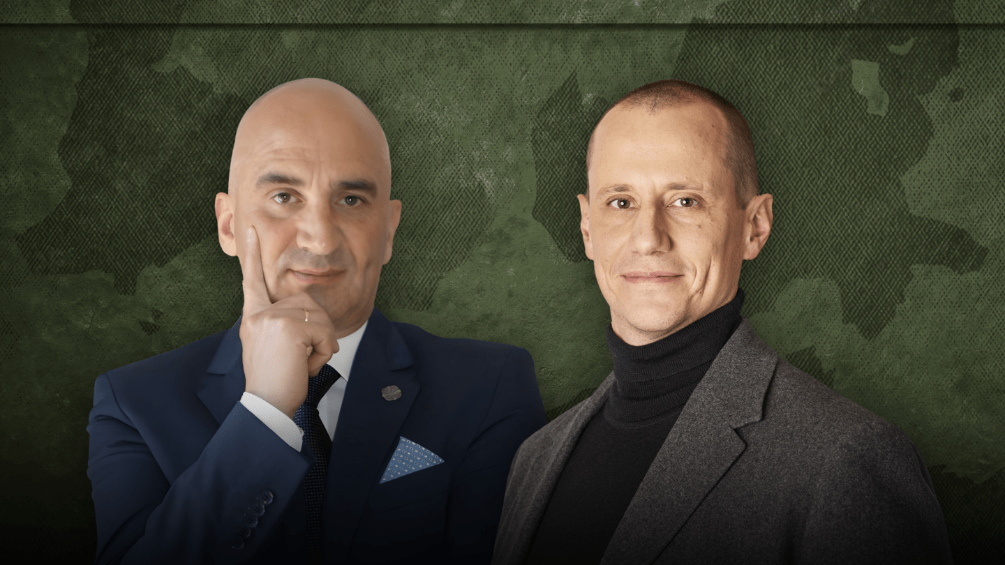 Adam Duda, gen. bryg. rez., prezes Polskiej Izby Dual Use i Łukasz Czajkowski, dyrektor generalny PIDU