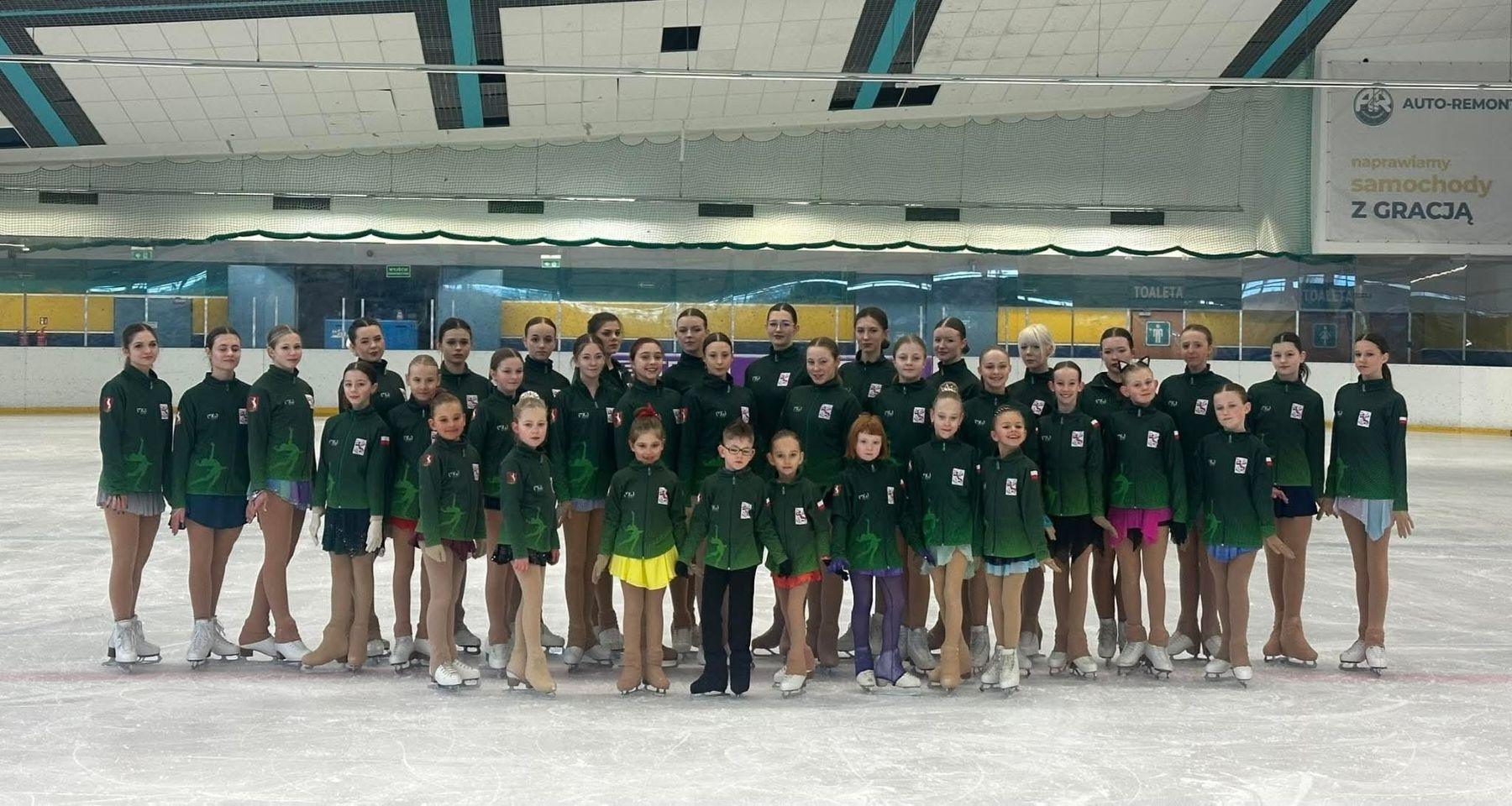 Łyżwiarze figurowi akademii AS Lublin