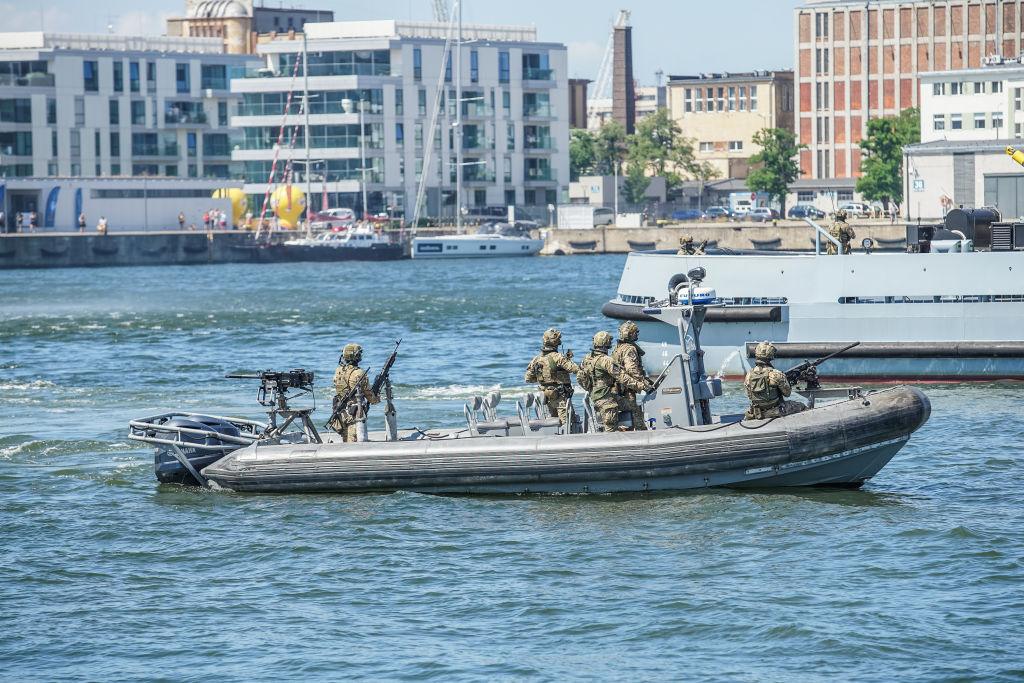Żołnierze jednostki specjalnej Formoza w trakcie ćwiczeń