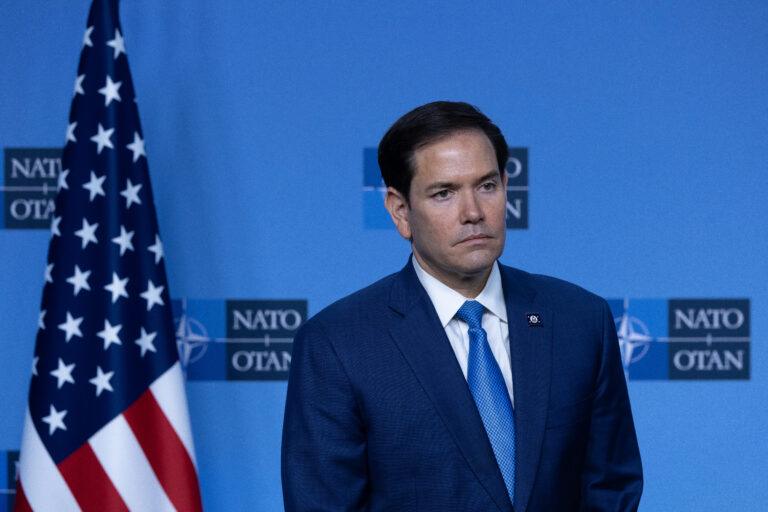 Sekretarz Stanu USA Marco Rubio podczas szczytu NATO