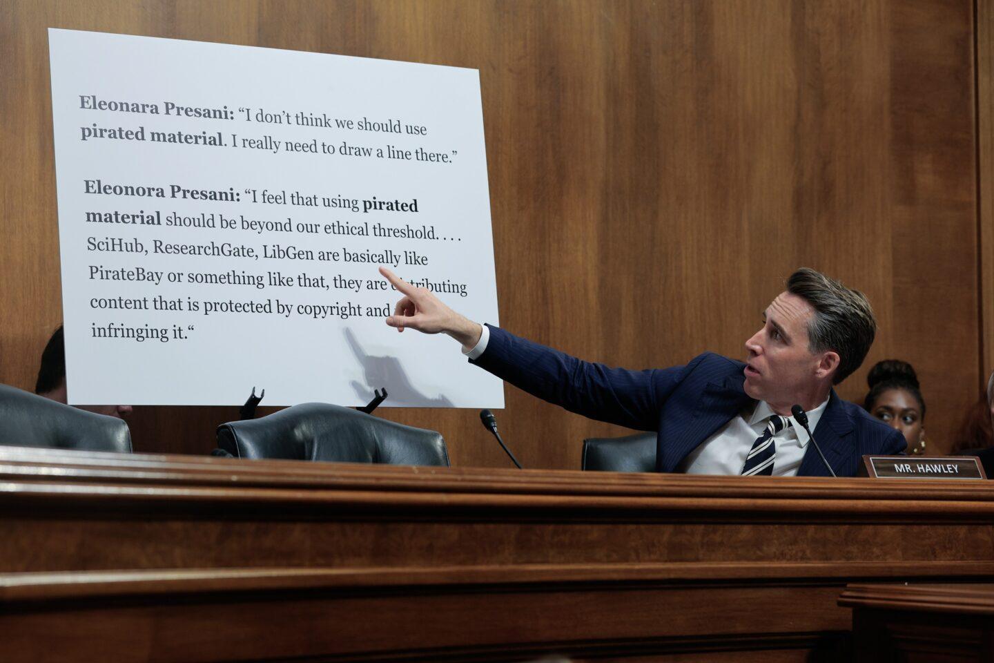 Narzędzia AI są tak dobre, bo wytrenowano je na gigantycznych zbiorach danych. Także tych wgrywanych do samych narzędzi. W amerykańskim Senacie w 2025 r. przeprowadzono przesłuchania, w którym wykazano gigantyczną skalę tego procederu