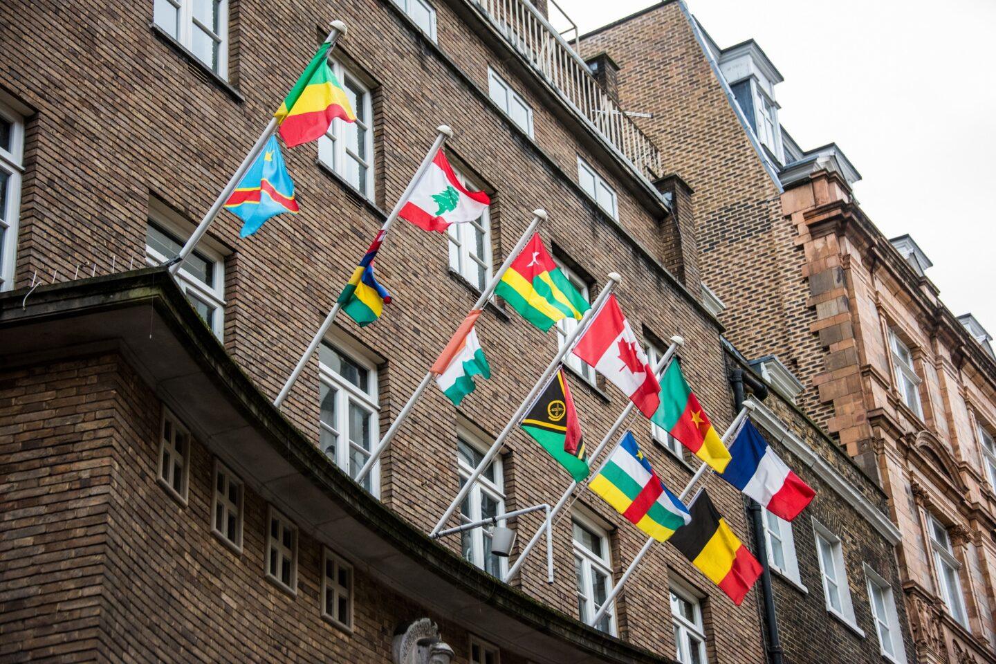 Flagi państw frankofońskich