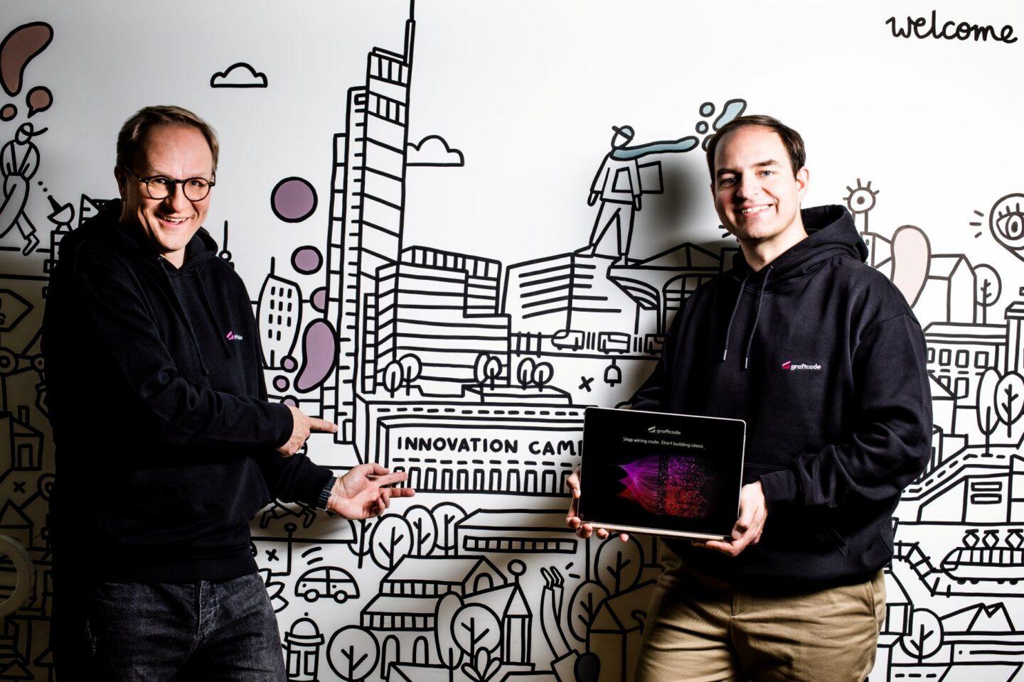 Łukasz Ładyński (dyrektor operacyjny GraftCode) i Przemysław Ładyński (prezes spółki)