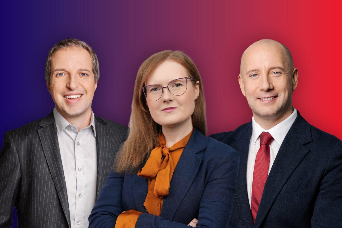 Założyciele Bearlake Group (od lewej): Michał Dżoga, dr Agnieszka Karlińska i Max Dropiński