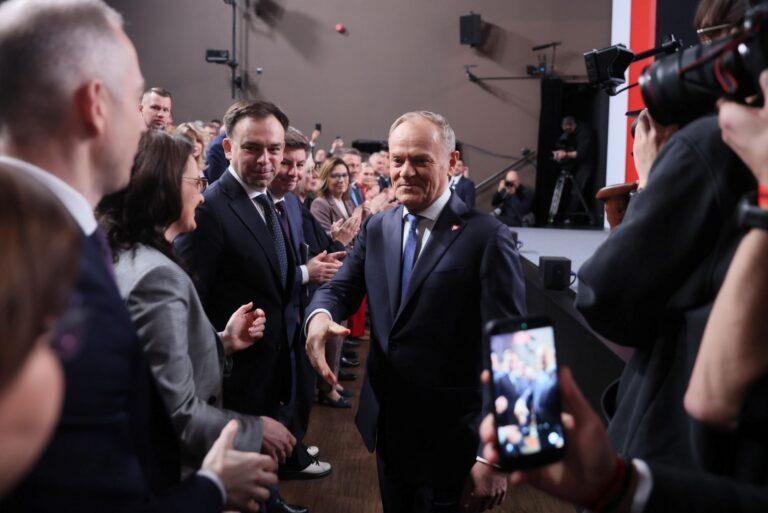 Andrzej Domański i Donald Tusk