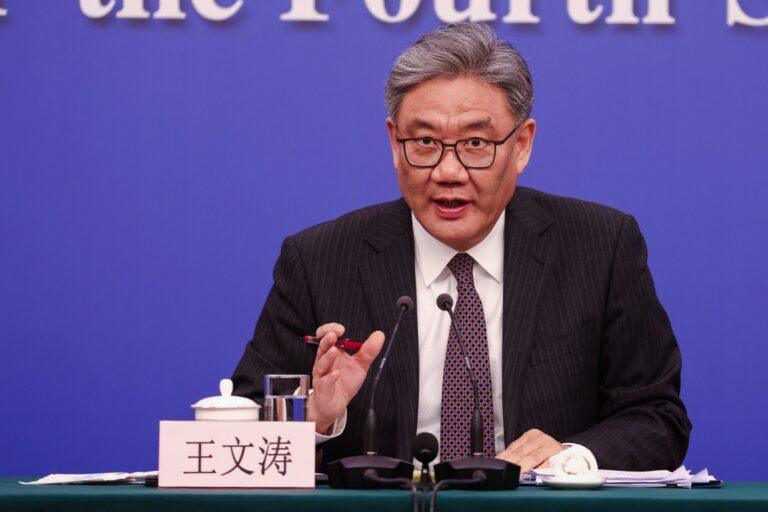 Wang Wentao, chiński minister handlu