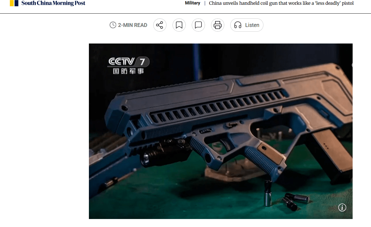 Chińska broń Gaussa