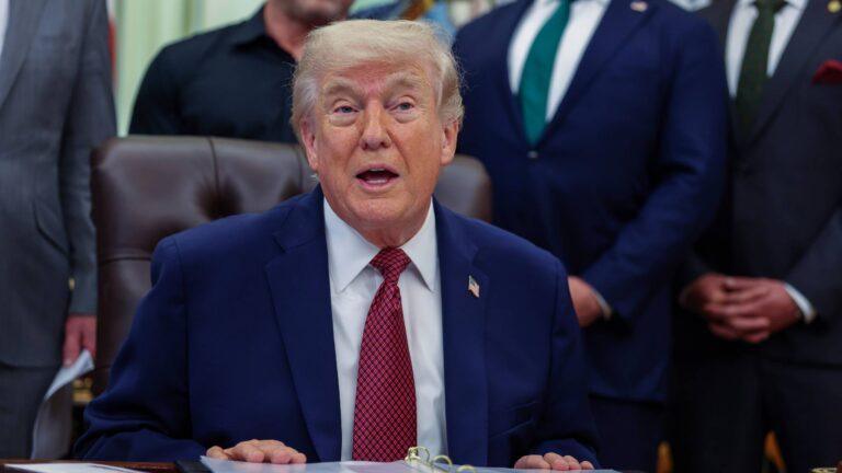 Prezydent USA Donald Trump w Białym Domu