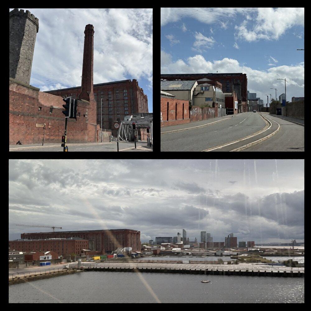 Stare budynki w dawnym porcie w Liverpoolu