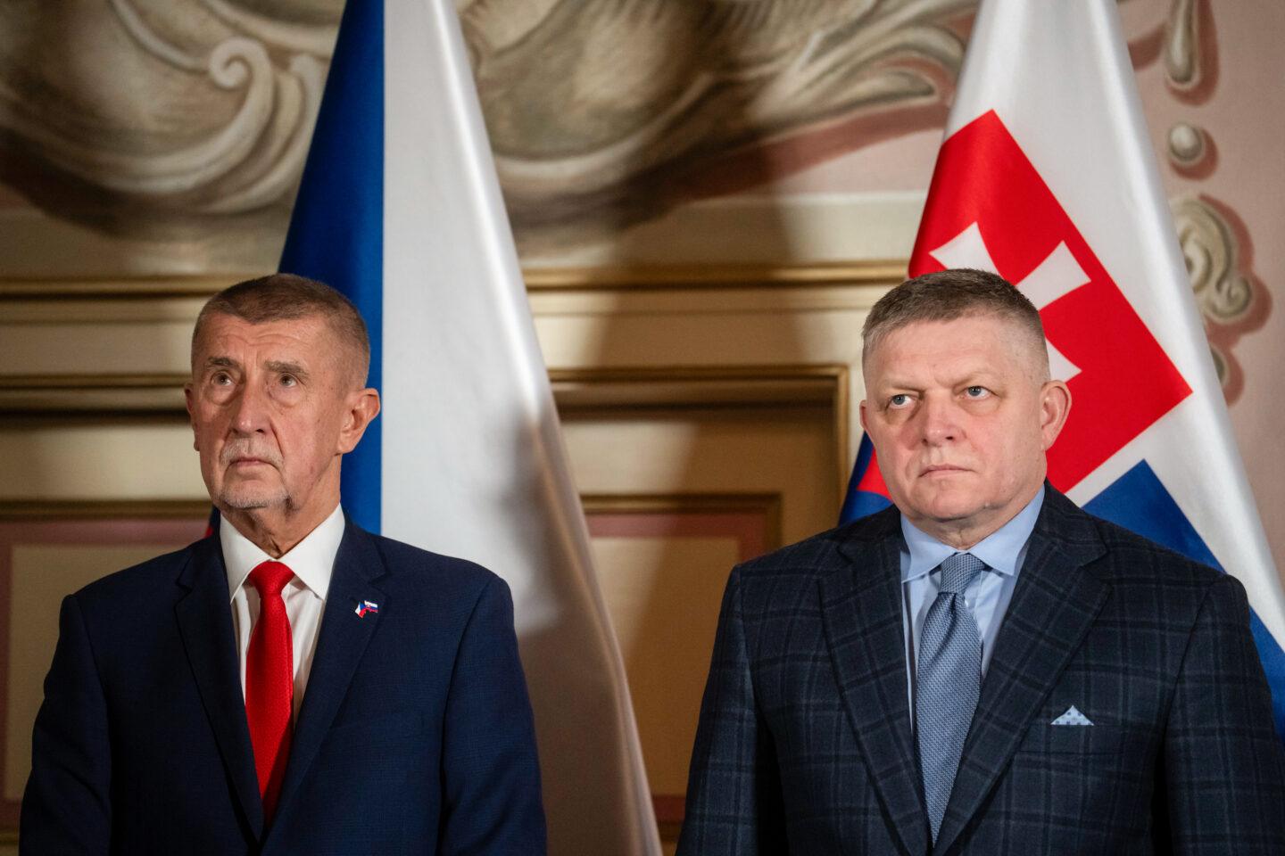 Andrej Babiš premier Czech i i Robert Fico, premier Słowacji.