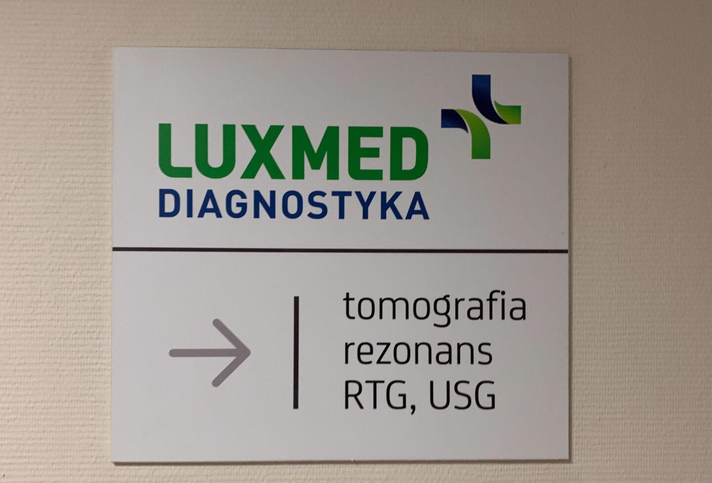Tabliczka LUX MED