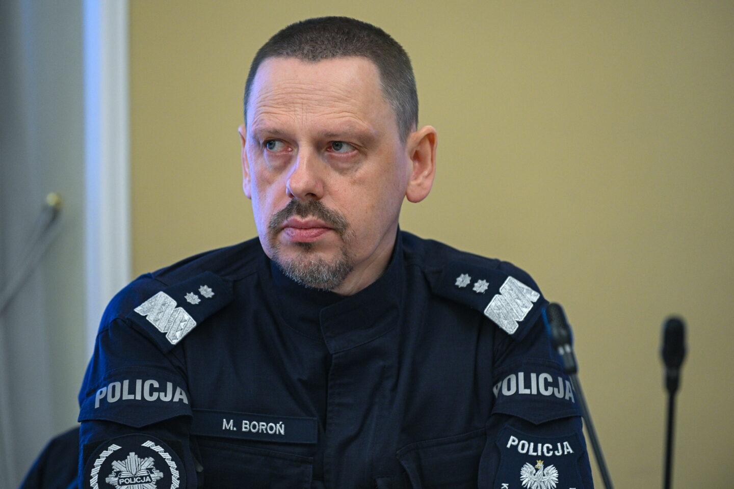 Komendant Główny Policji, Marek Boroń