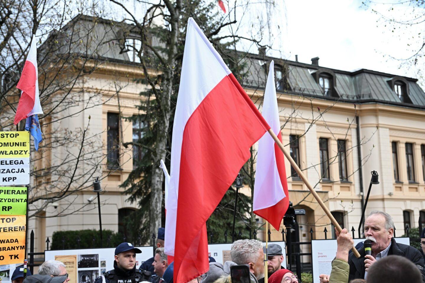 Protest przed Trybunałem Konstytucyjnym