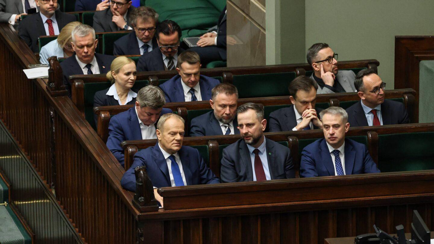 Ławy rządowe w sejmie