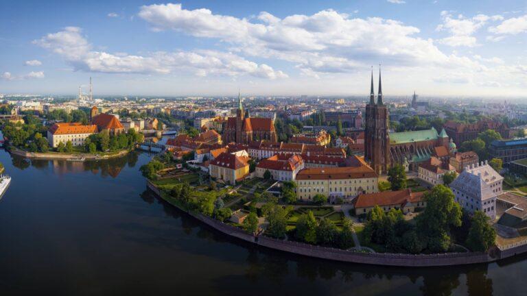 Widok na Ostrów Tumski