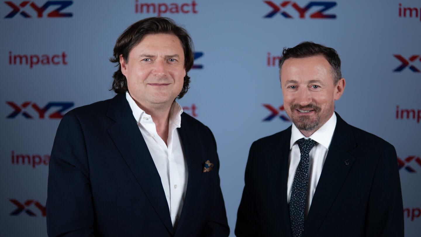Adam Małysz, mistrz olimpijski i prezes Polskiego Związku Narciarskiego, i Paweł Patkowski, dyrektor Biura Sponsoringu Sportu ORLEN.