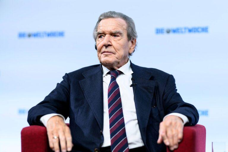 Były kanclerz Niemiec Gerhard Schroeder