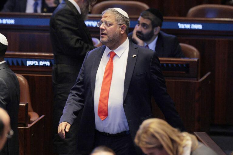 Itamar Ben Gwir, izraelski minister bezpieczeństwa narodowego