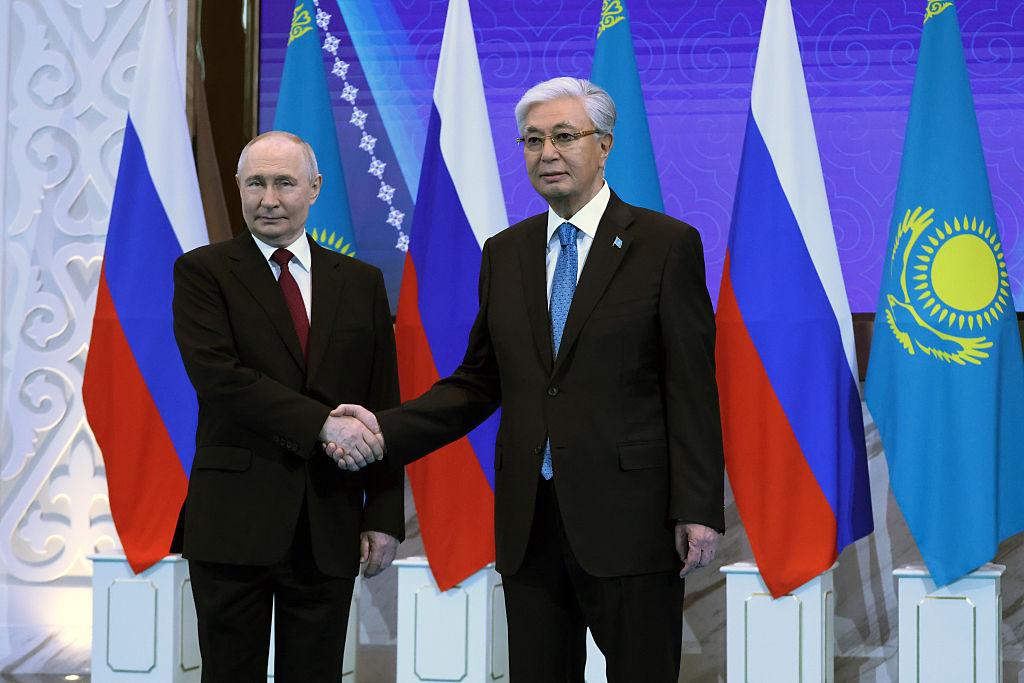 Putin i Żomart-Tokajew