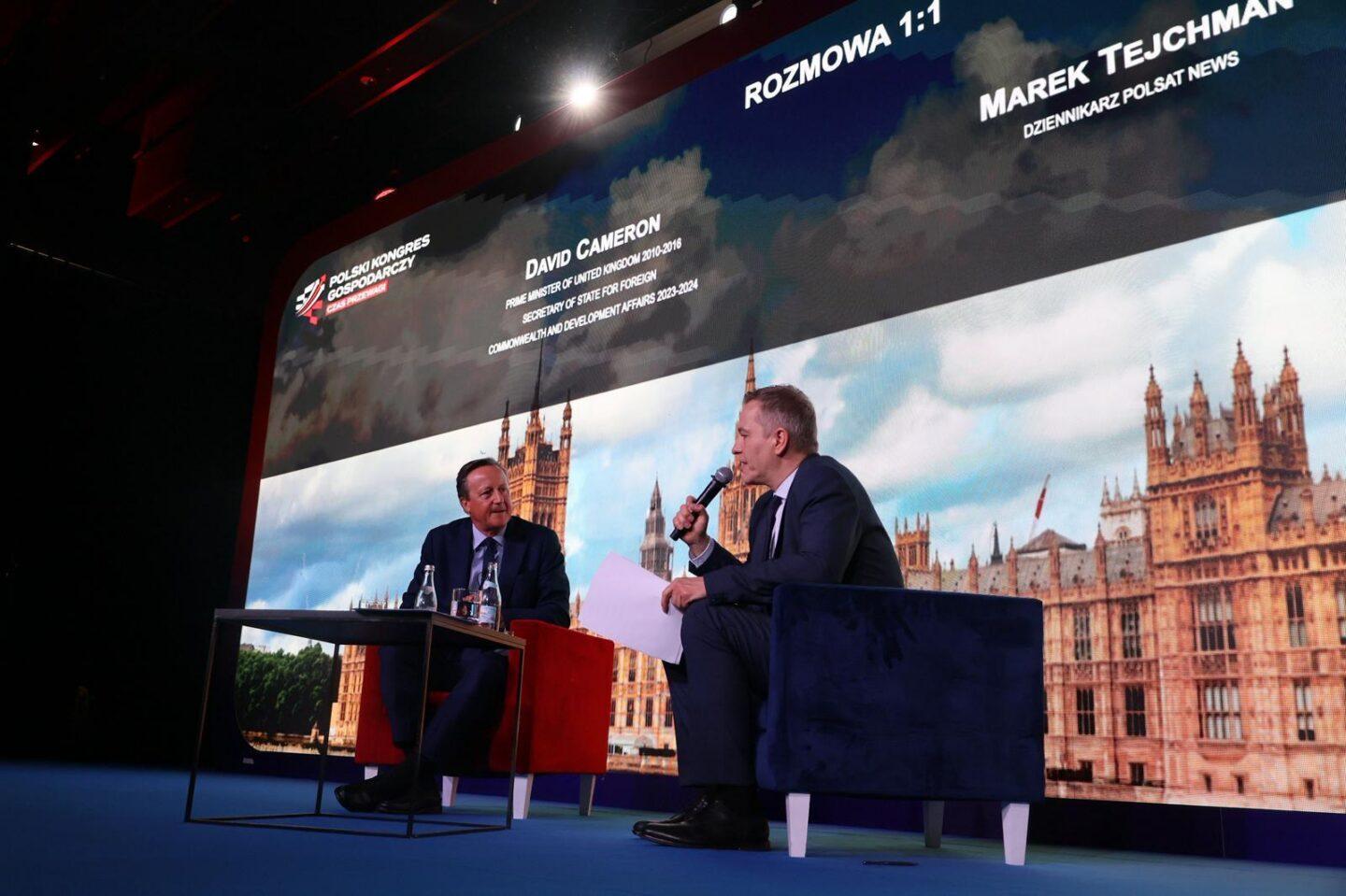 David Cameron na Polskim Kongresie Gospodarczym